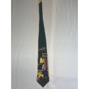 Craft and barrow men’s tie Santa in His Workshop A Merry Christmas 100% Silk Mad